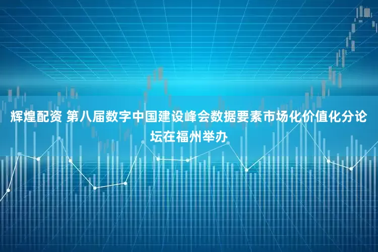 辉煌配资 第八届数字中国建设峰会数据要素市场化价值化分论坛在福州举办